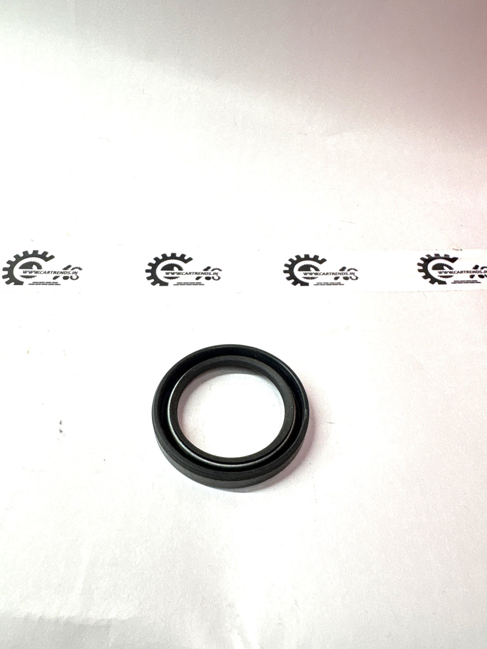 CarTrends crankshaft oil seal showing a close-up of the sealed metal and rubber components for engine oil containment.