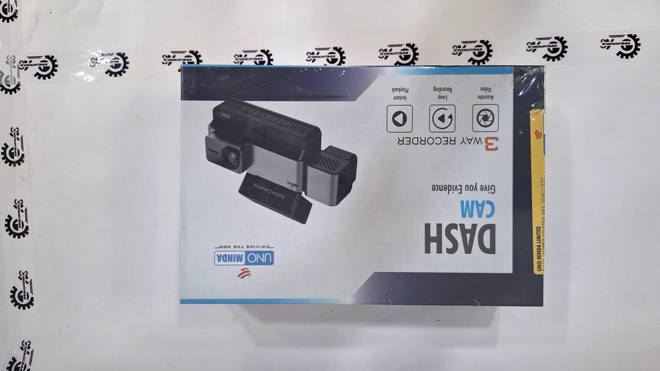 CarTrends dash cam capturing a clear view of the road, with sleek design and compact size for vehicle dashboard recording.