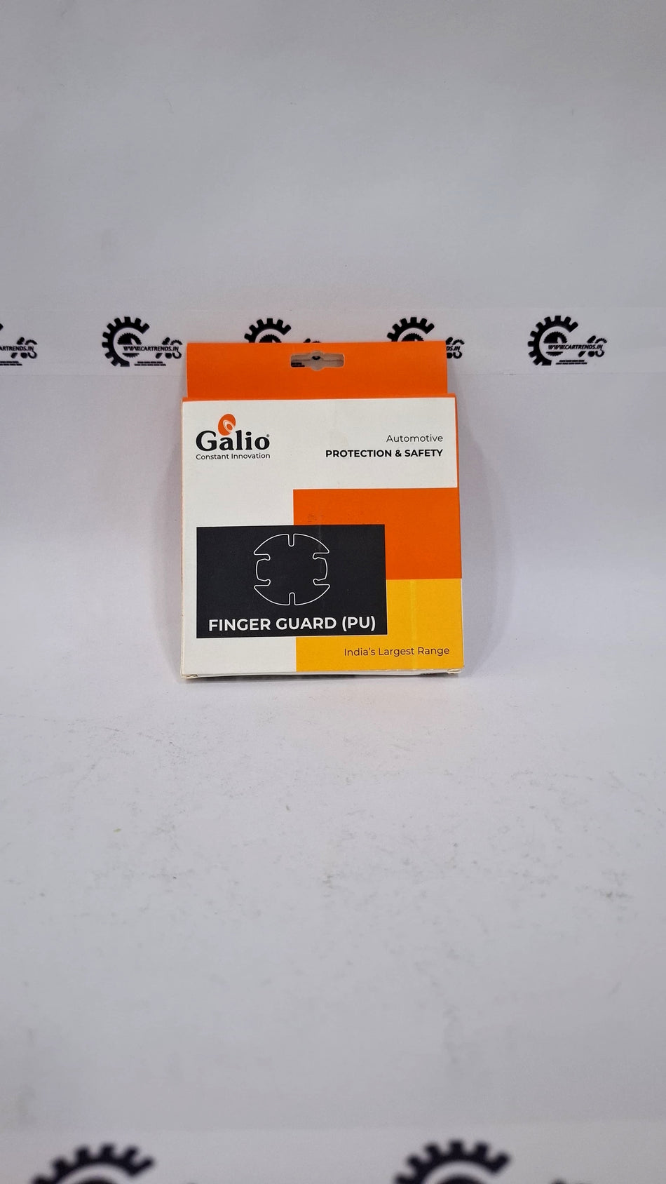 CarTrends Finger Guard protecting fingers during work, made of durable material, with adjustable strap for a secure fit.