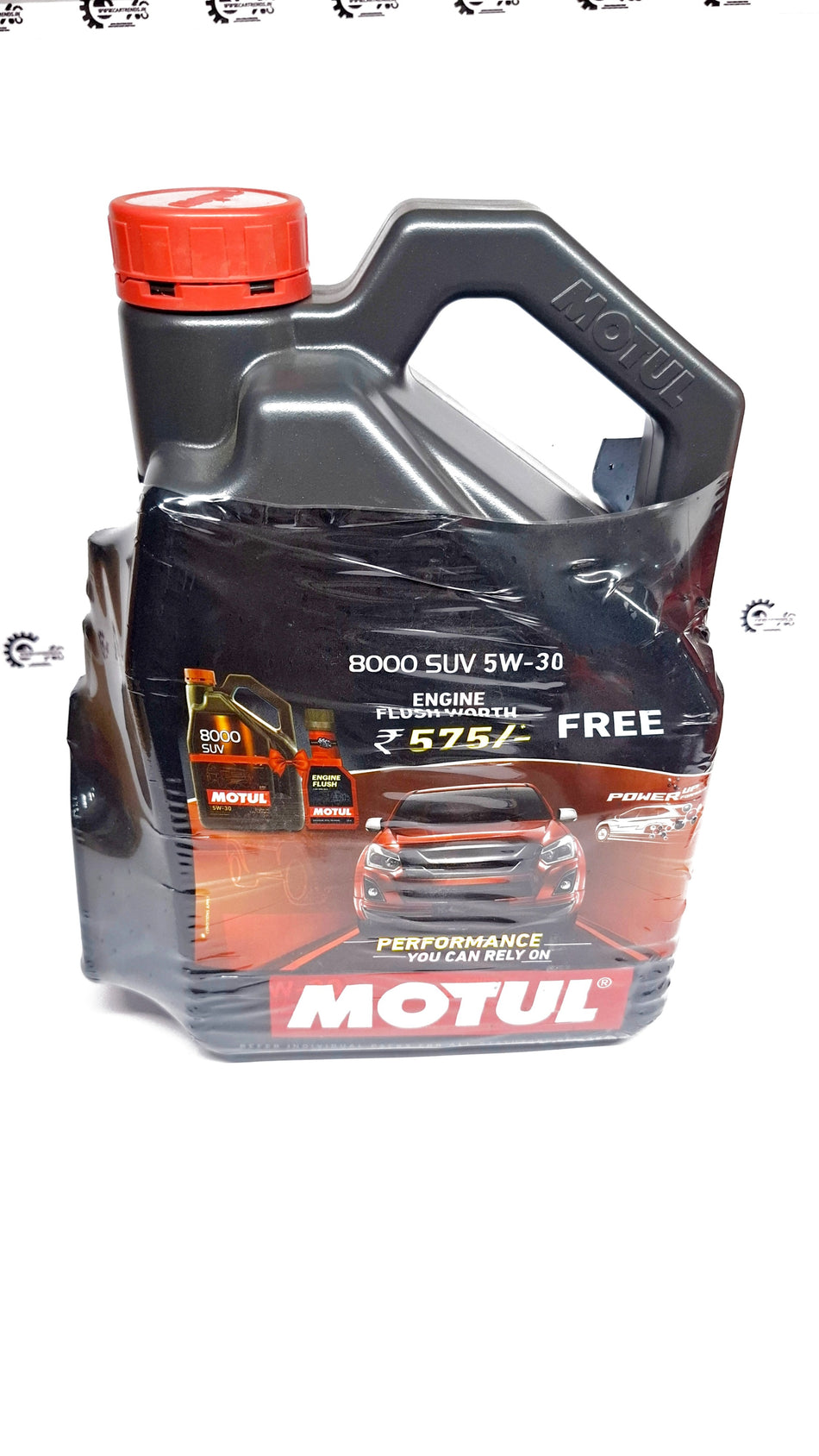 CarTrends fully synthetic engine oil container with label, designed for automotive use and optimal lubrication.