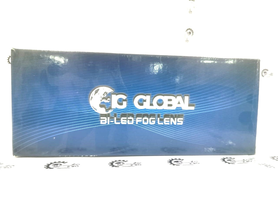 CarTrends G Global Technology Bi-LED Fog Lens installed on a vehicle, showcasing durable, high-performance fog lighting.