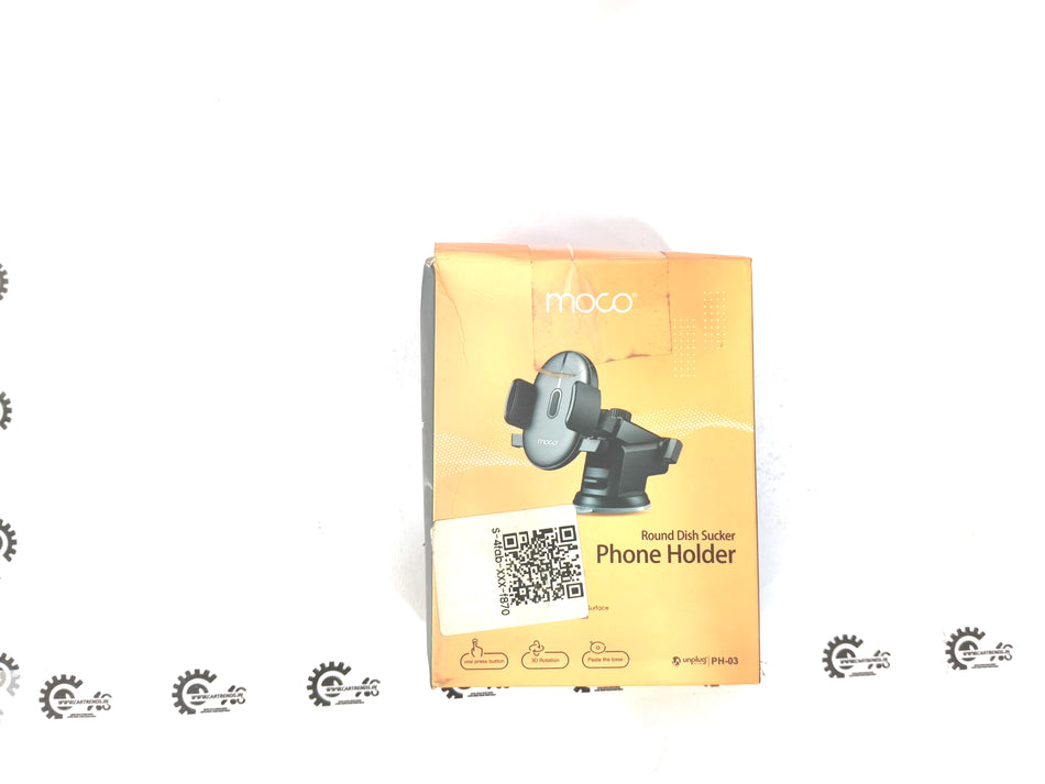 Geek Egg type universal mobile holder by CarTrends, showing a compact, adjustable phone mount for car dashboards.