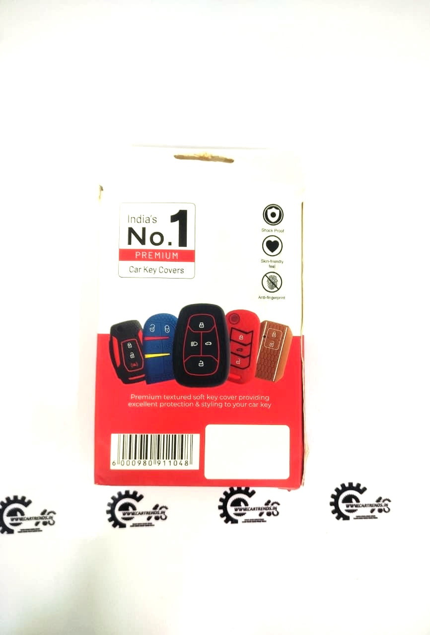 CarTrends Key Care Cover protecting a car key with a sleek, durable design for enhanced key security and style.