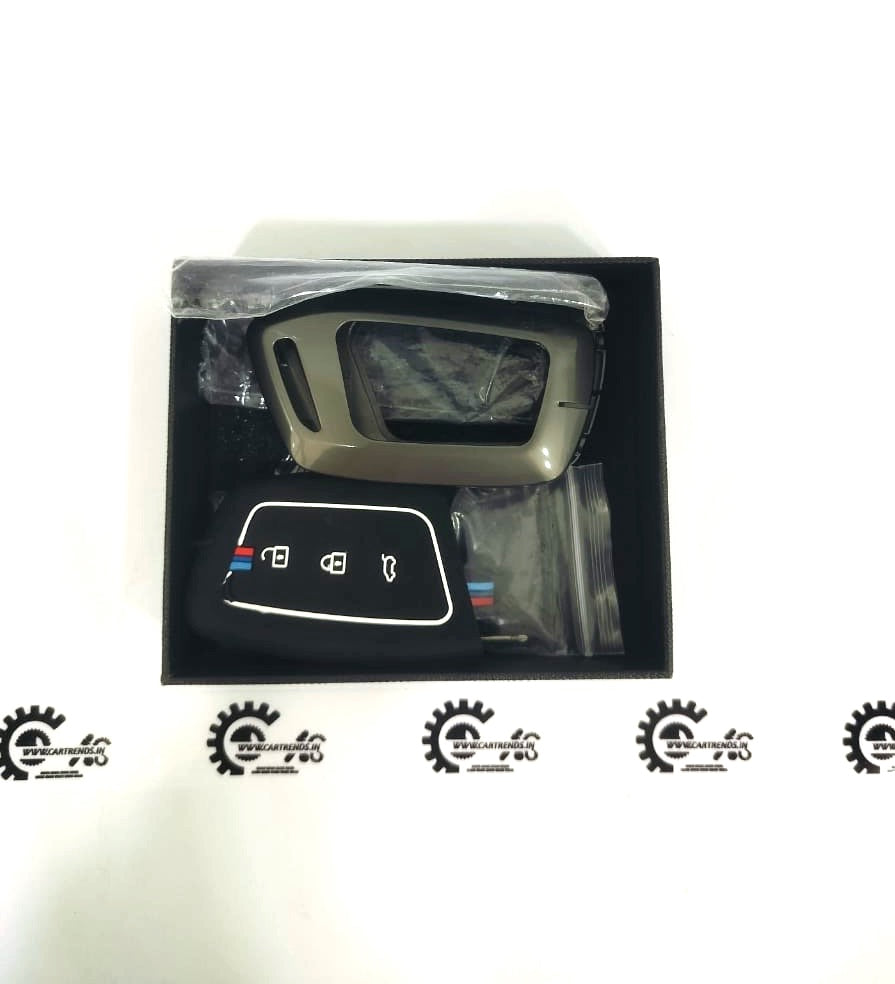 CarTrends Key Care Cover in black, designed to protect and organize car keys with a sleek, durable exterior