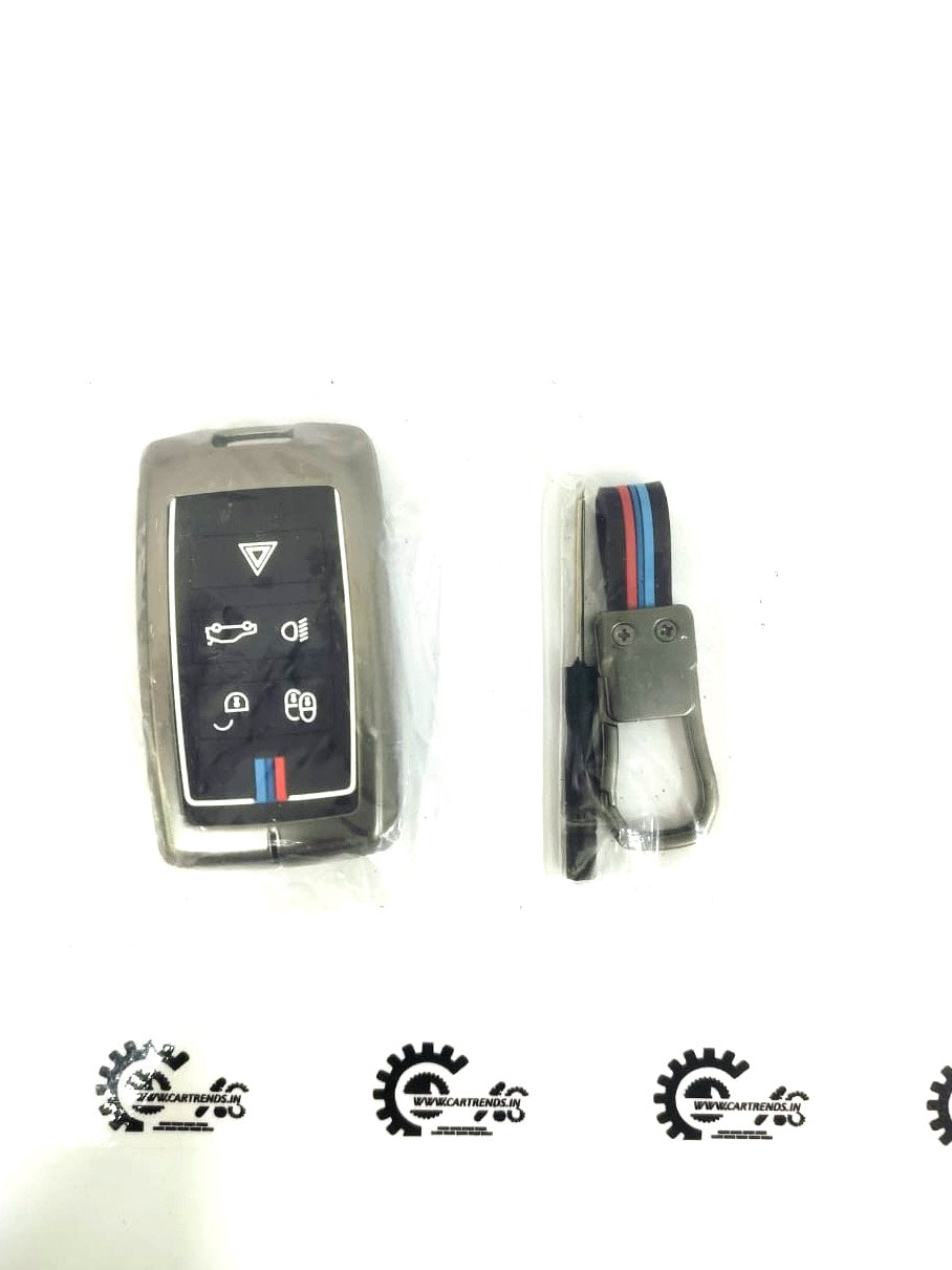 CarTrends Key Care Cover protecting a car key with a sleek, durable design in neutral color.