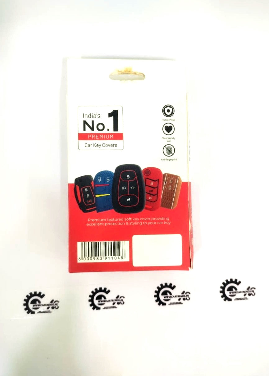 CarTrends Key Care Cover, a protective key cover with the CarTrends logo, made of durable material.