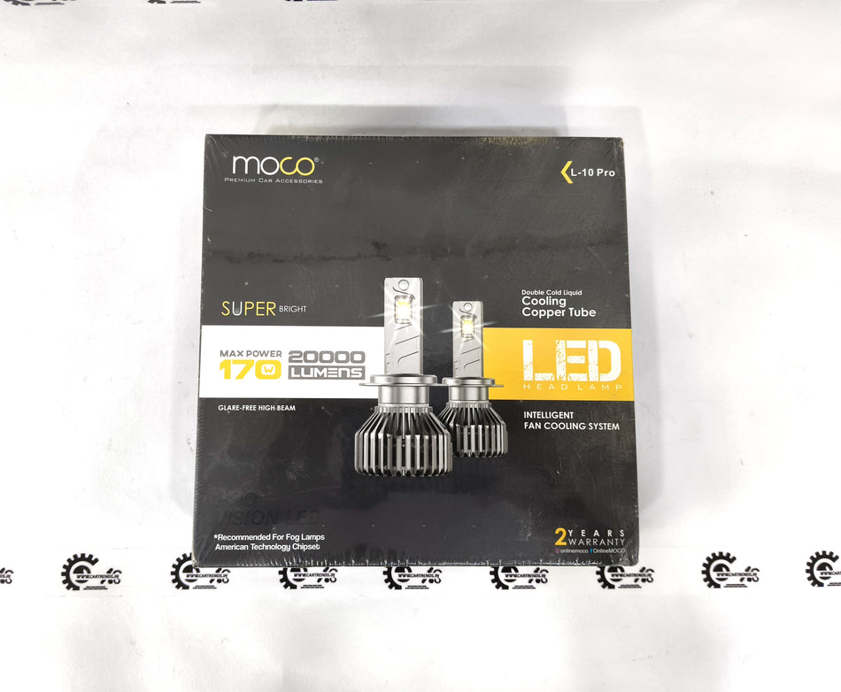 CarTrends LED headlamp with adjustable strap and bright beam for outdoor activities and nighttime visibility.