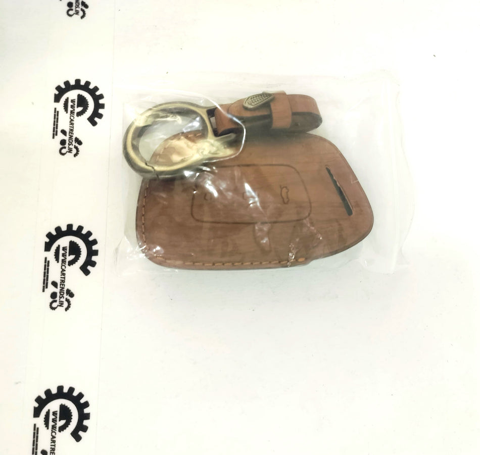 CarTrends Luxe Series key cover with matching chain, stylish protective accessory for car keys