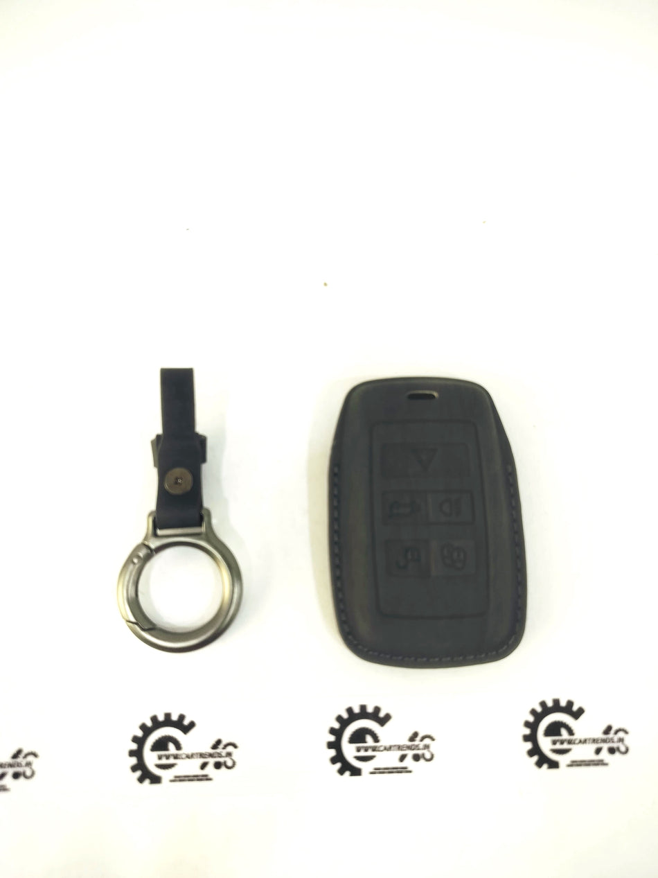CarTrends Luxe Series key cover with matching chain, stylish and protective key accessory.