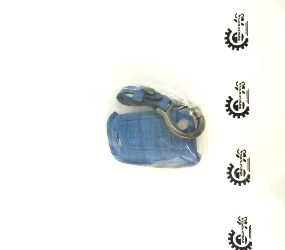 CarTrends Luxe Series key cover with chain, featuring a sleek design and durable material for stylish key protection.