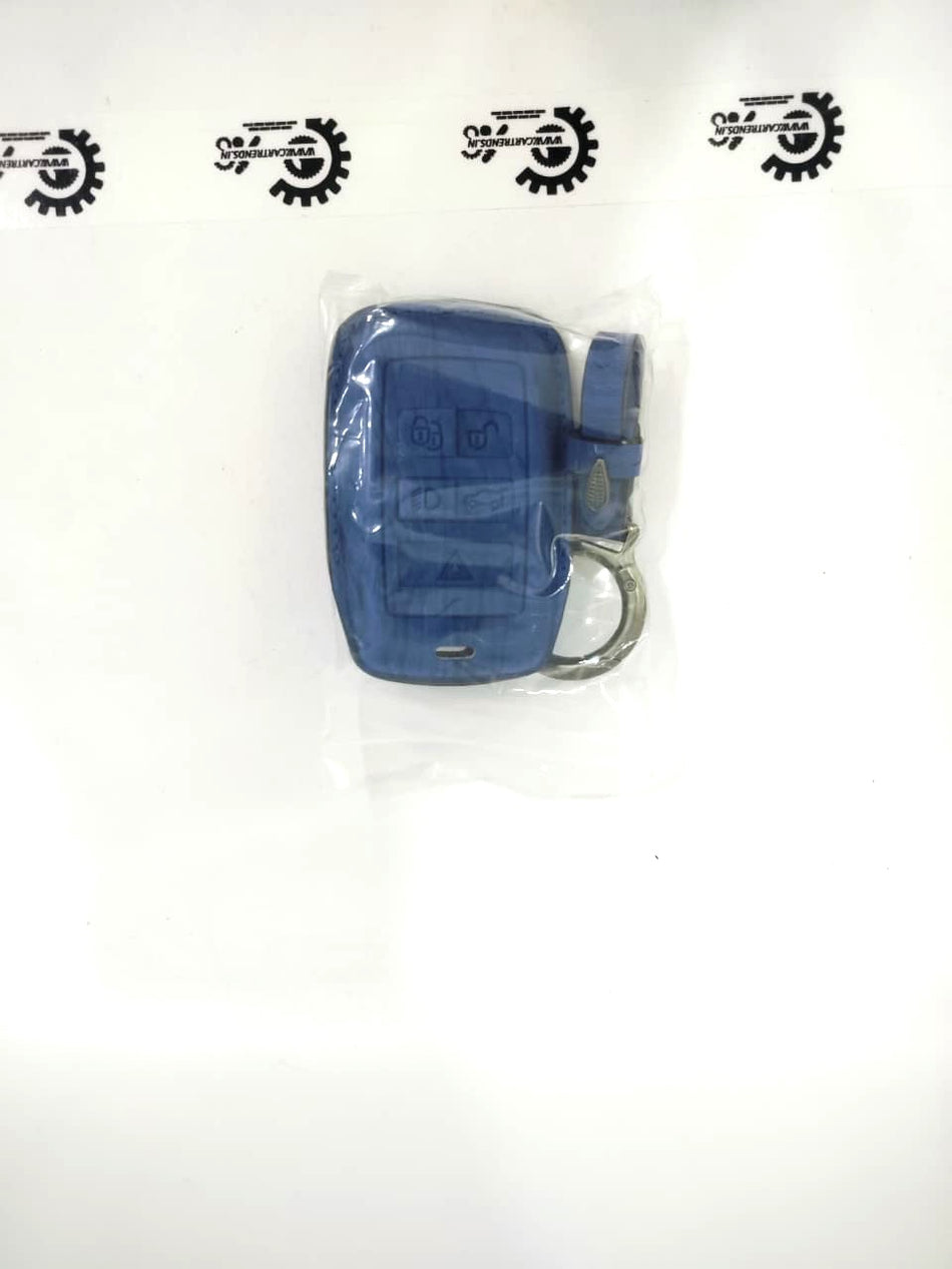 CarTrends Luxe Series key cover with matching chain, stylish protective accessory for car keys.