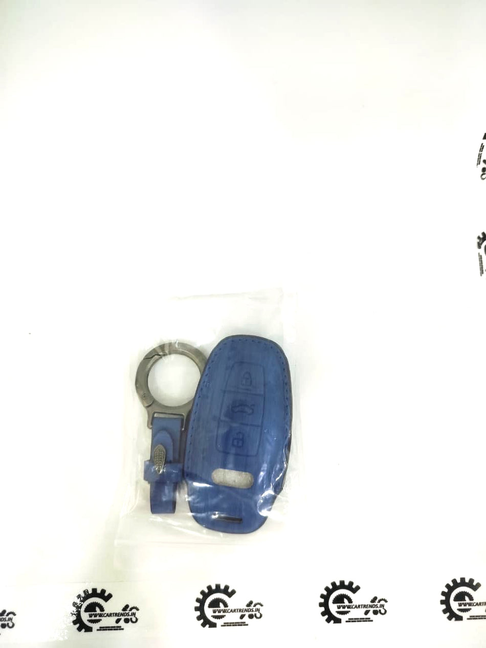 CarTrends Luxe Series key cover with chain, featuring a sleek design to protect and style car keys.