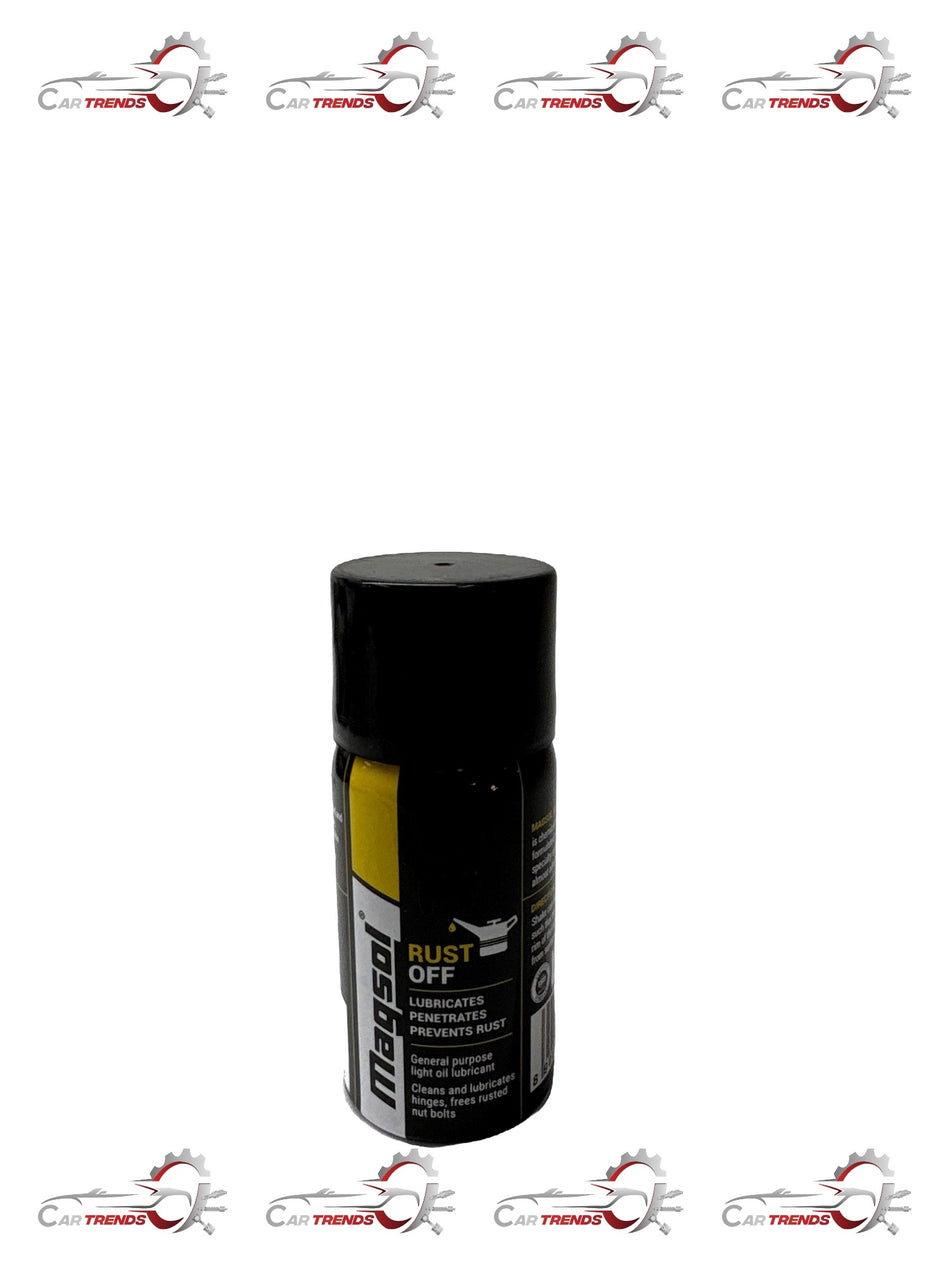 CarTrends MAGSOL RUST OFF rust remover product in a spray bottle with a label featuring the brand logo and product details.