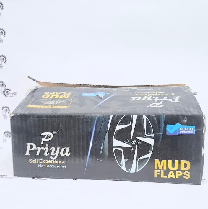 CarTrends mudflap for vehicle protection, showing a black rubber mudflap with mounting hardware.