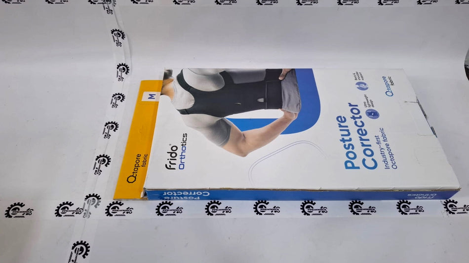 CarTrends posture corrector worn around shoulders and back for improved alignment and support.