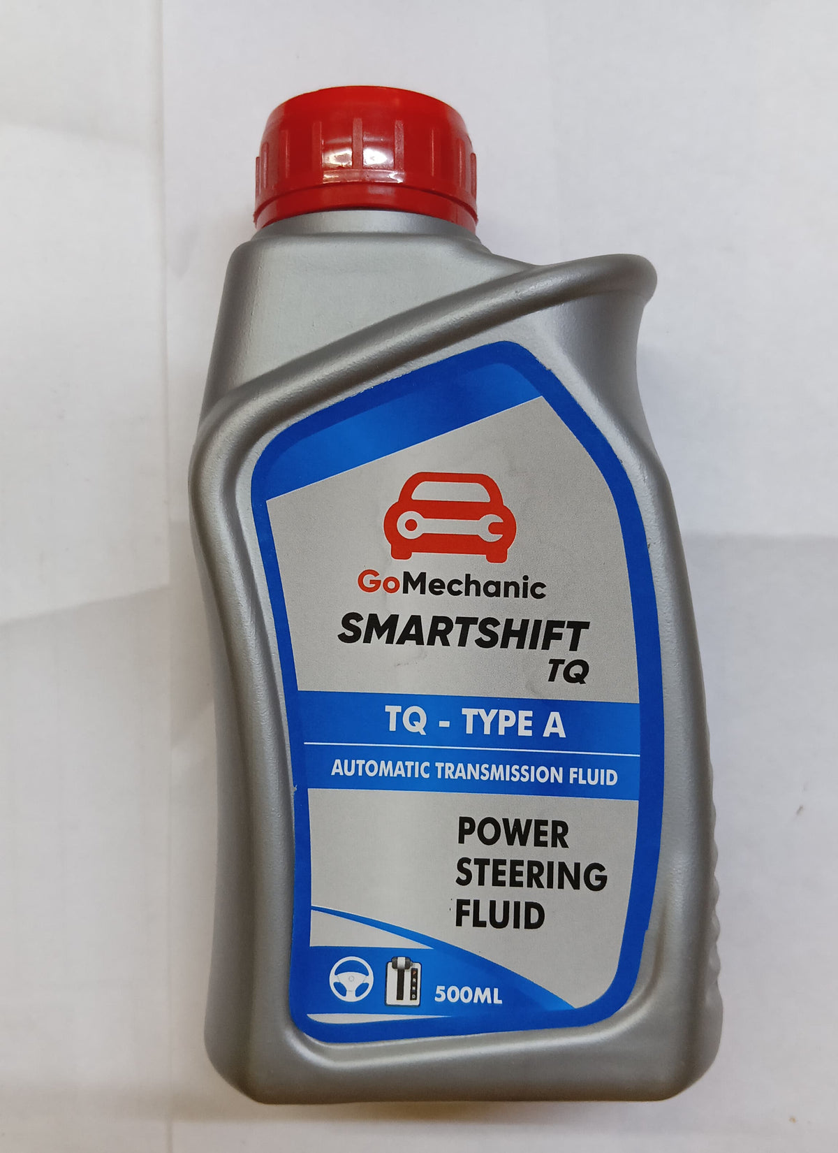 CarTrends Power Steering Oil TQ 500ml for all cars, showing the container with label and cap, suitable for all variants.