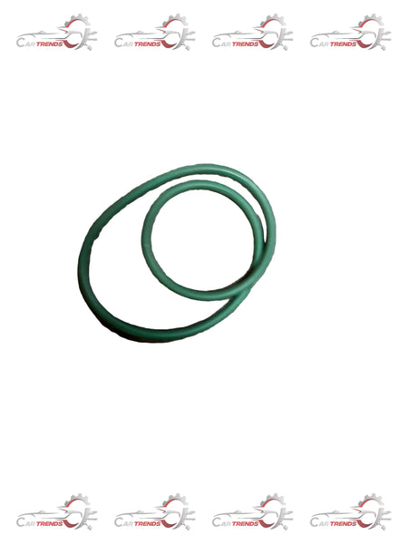 Close-up of a black SEAL O-Ring Bead J96892241 from CarTrends, showing its smooth, round rubber surface on a white background.