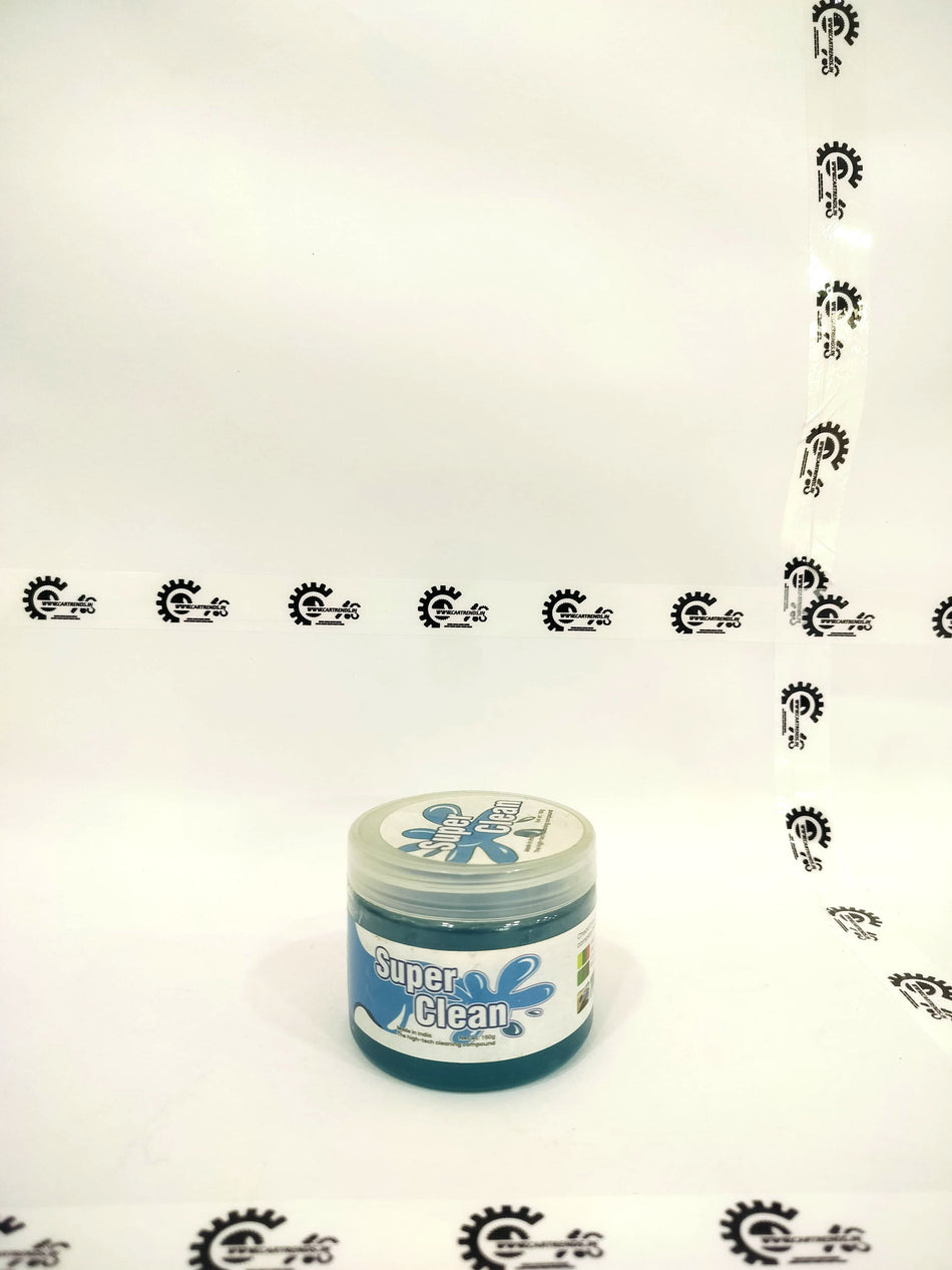 CarTrends Super Gel in a clear container, showcasing its gel formula for automotive cleaning and detailing.