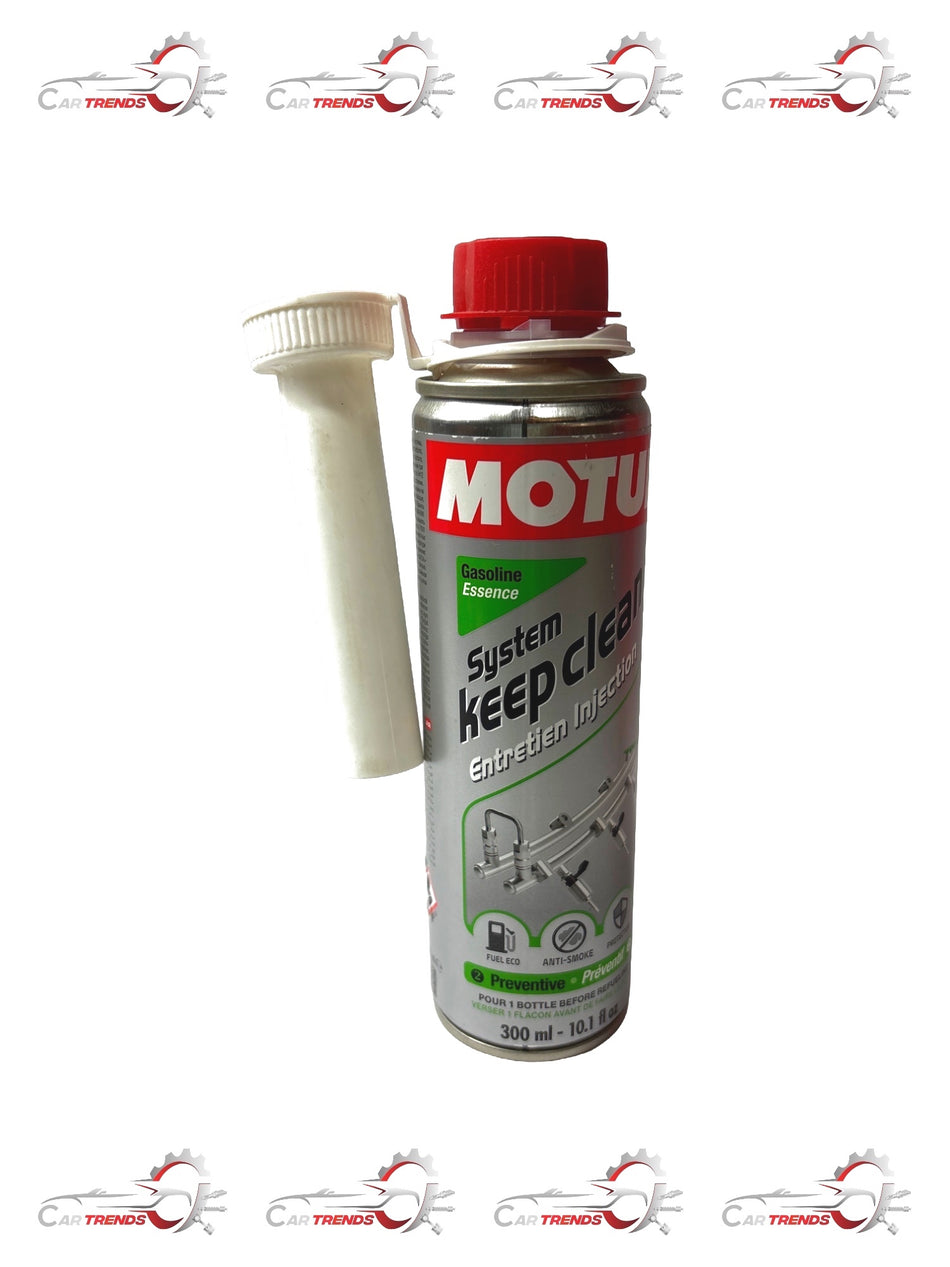 CarTrends SYSTEM CLEAN ENTRETIEN INJECTION fuel injector cleaning product in a bottle, used for engine maintenance and performance.