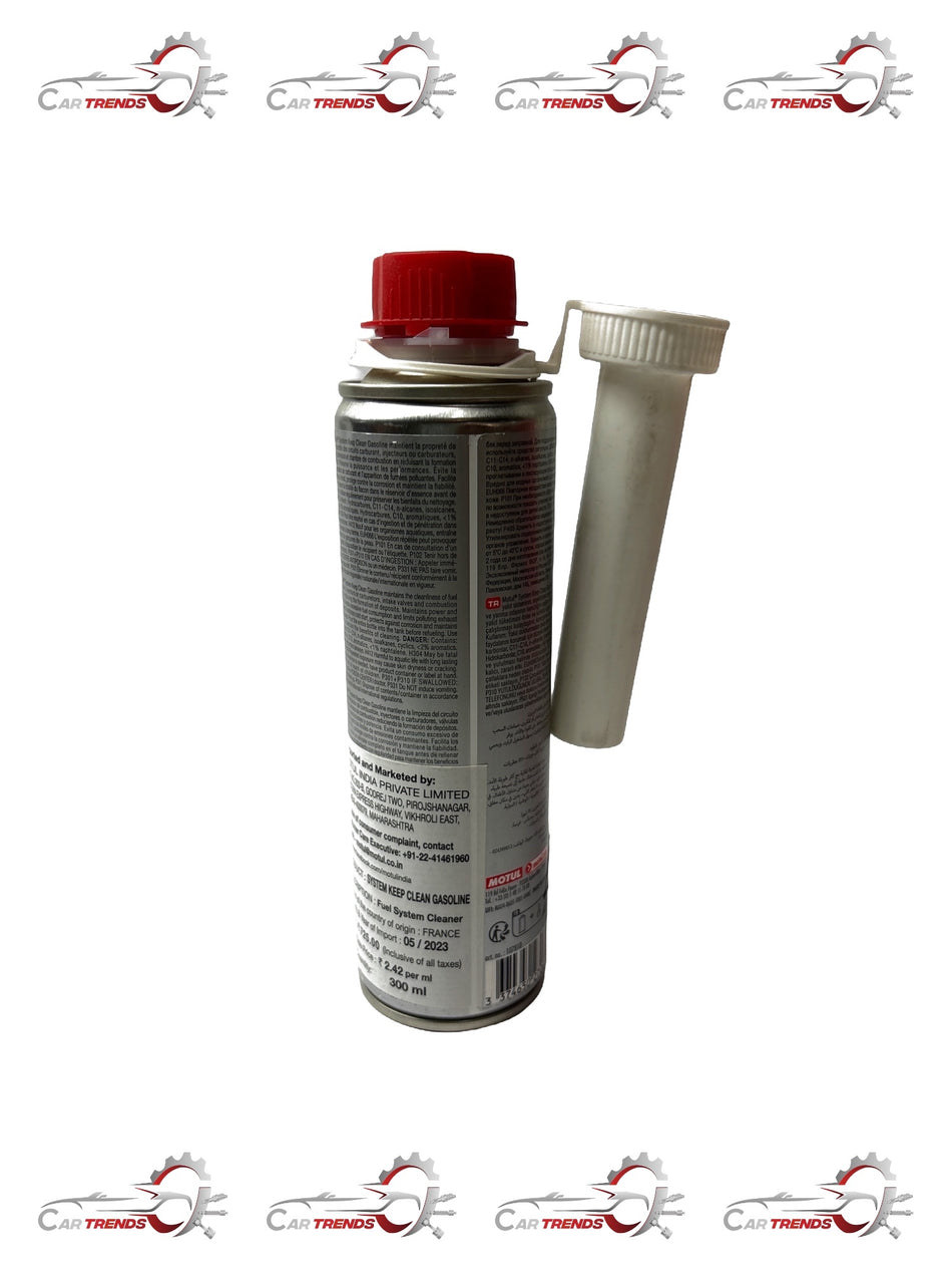CarTrends System Clean Injection maintenance product bottle with label for engine fuel system cleaning.
