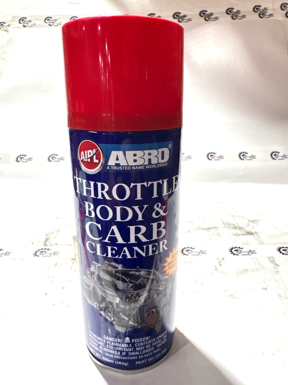 CarTrends throttle body and carb cleaner spray bottle with nozzle and label for cleaning engine parts and carburetors.