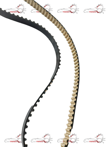 Ford EcoSport timing belt from CarTrends, showing the black rubber belt with metal teeth and tensioner components.