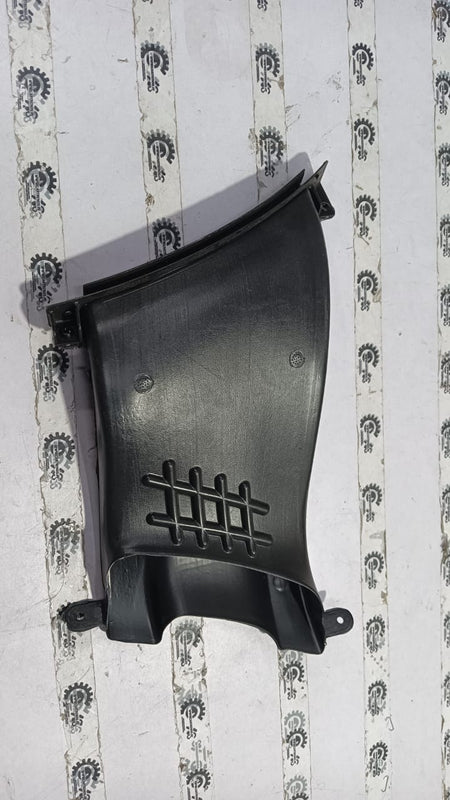 Hyundai Xcent duct air curtain by CarTrends, showing the black plastic air deflector for vehicle interior airflow management.