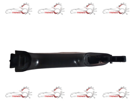 Hyundai Grand i10 left side door handle by CarTrends, showing the black exterior handle with mounting hardware.