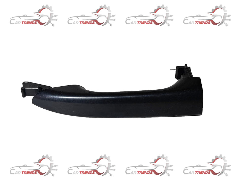 Hyundai Grand i10 right side door handle by CarTrends, replacement part with model number 82661B4010 shown on the image.
