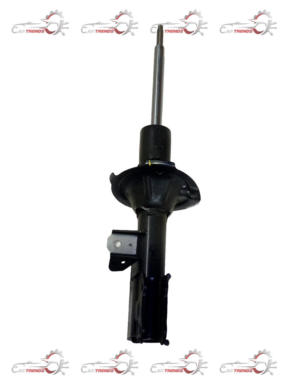 Hyundai i10 front right shock absorber by CarTrends, showing the black metal component with mounting points.