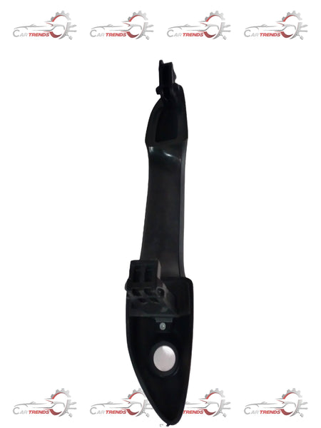Hyundai Aura right outside door handle by CarTrends, showing the chrome finish and ergonomic grip design.
