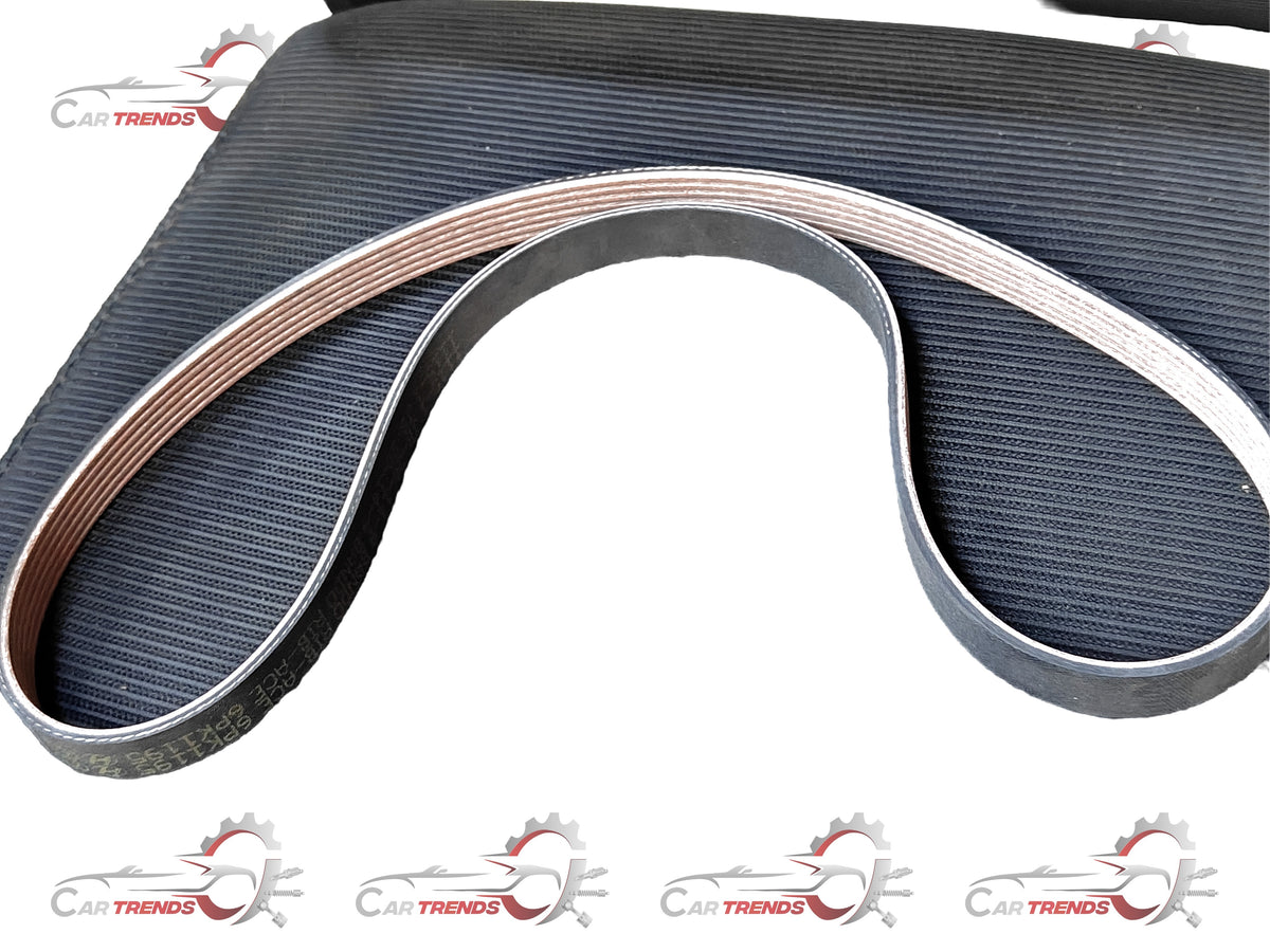 Hyundai CarTrends ribbed belt for V Creta 2nd Gen, showing the textured rubber belt with pulley attachment in the image.