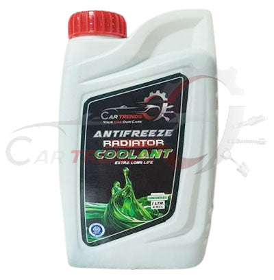 CarTrends Extra Long Life Antifreeze Radiator Coolant in a container, designed for engine cooling and antifreeze protection.