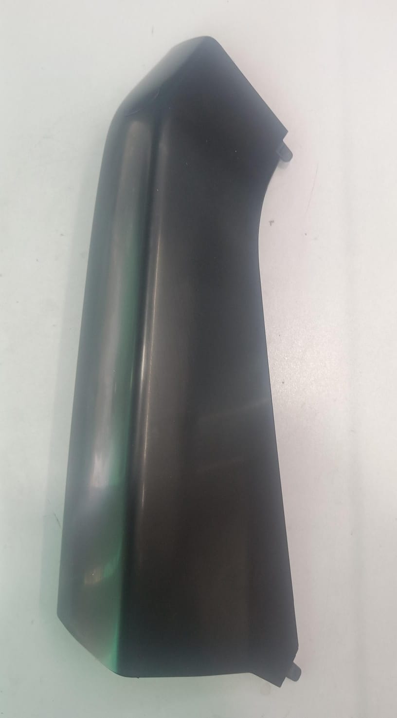 Maruti Ciaz front bumper cap by CarTrends, showing a close-up of the black plastic bumper cover with mounting details.