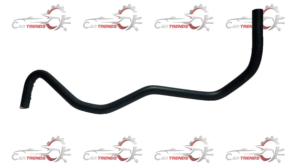 Maruti CarTrends CNG water outlet hose for S-Presso engine, replacement part with flexible rubber tubing and metal fittings.