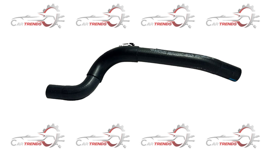 Maruti CarTrends heater inlet hose for Maruti Suzuki S-Presso, black rubber automotive part with inlet connection.