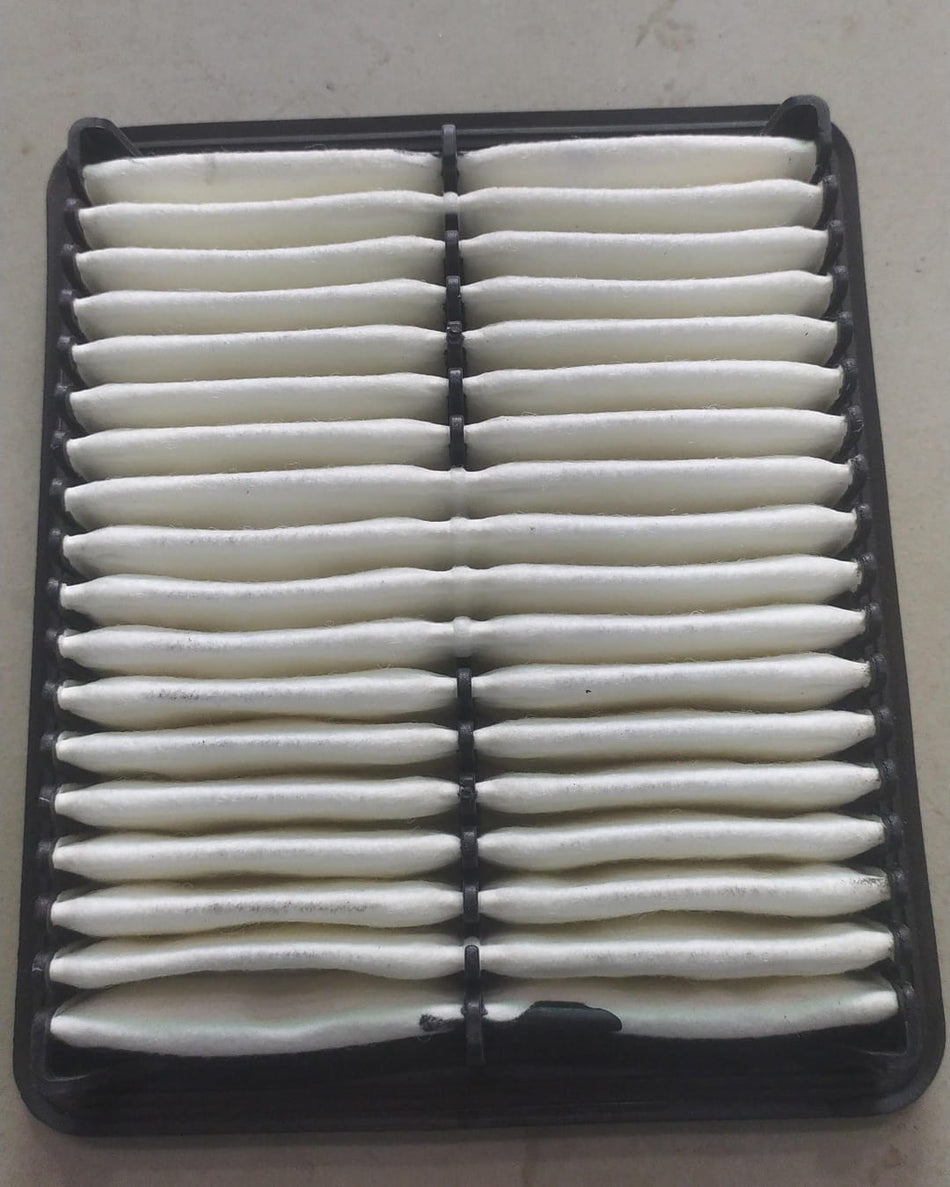 CarTrends Hyundai EON air filter, spare part for engine filtration, with pleated design and brand logo visible.