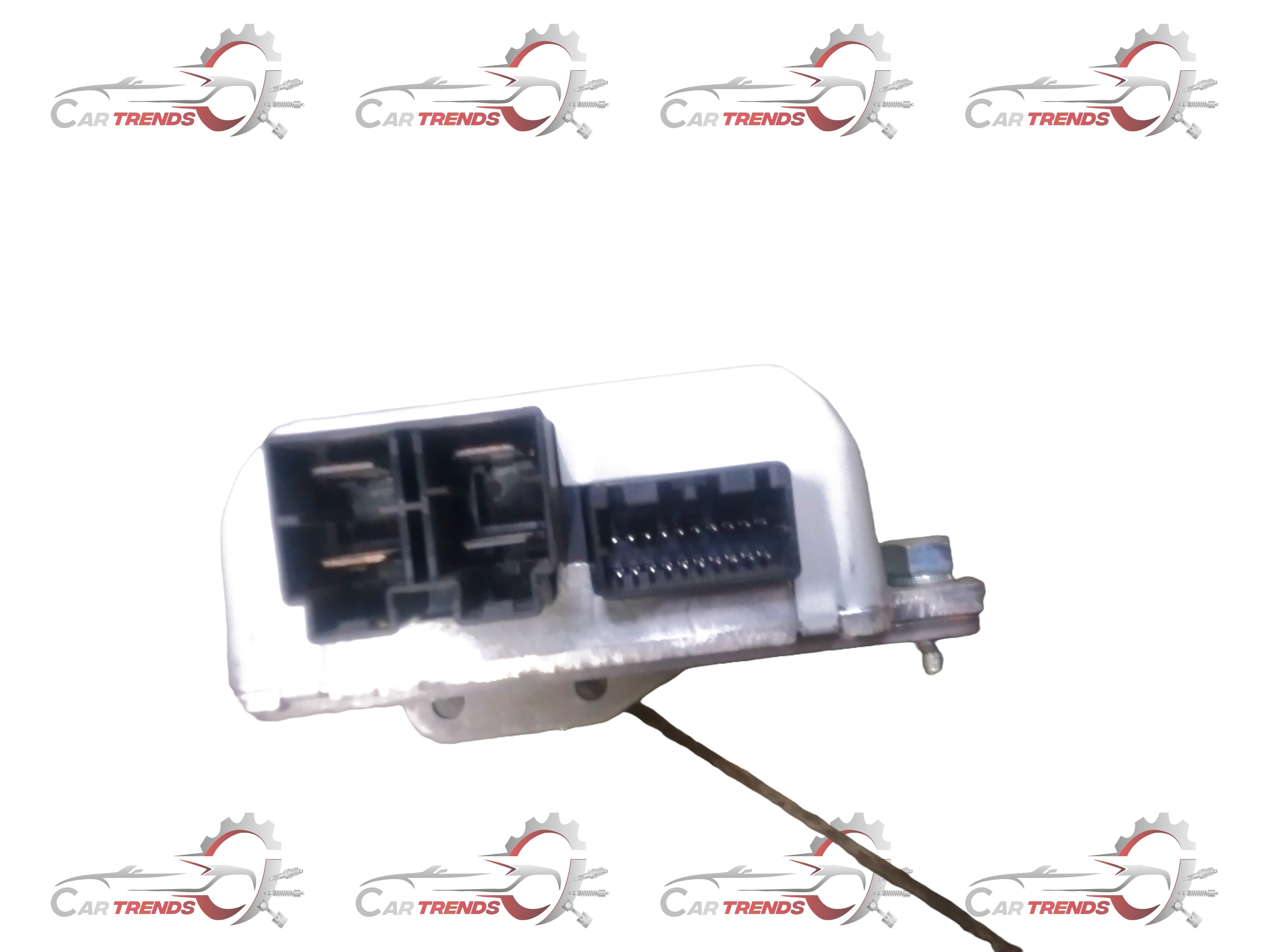 CarTrends EPS Module Eon spare part, showing the black electrical component with wiring connections for vehicle steering assistance.