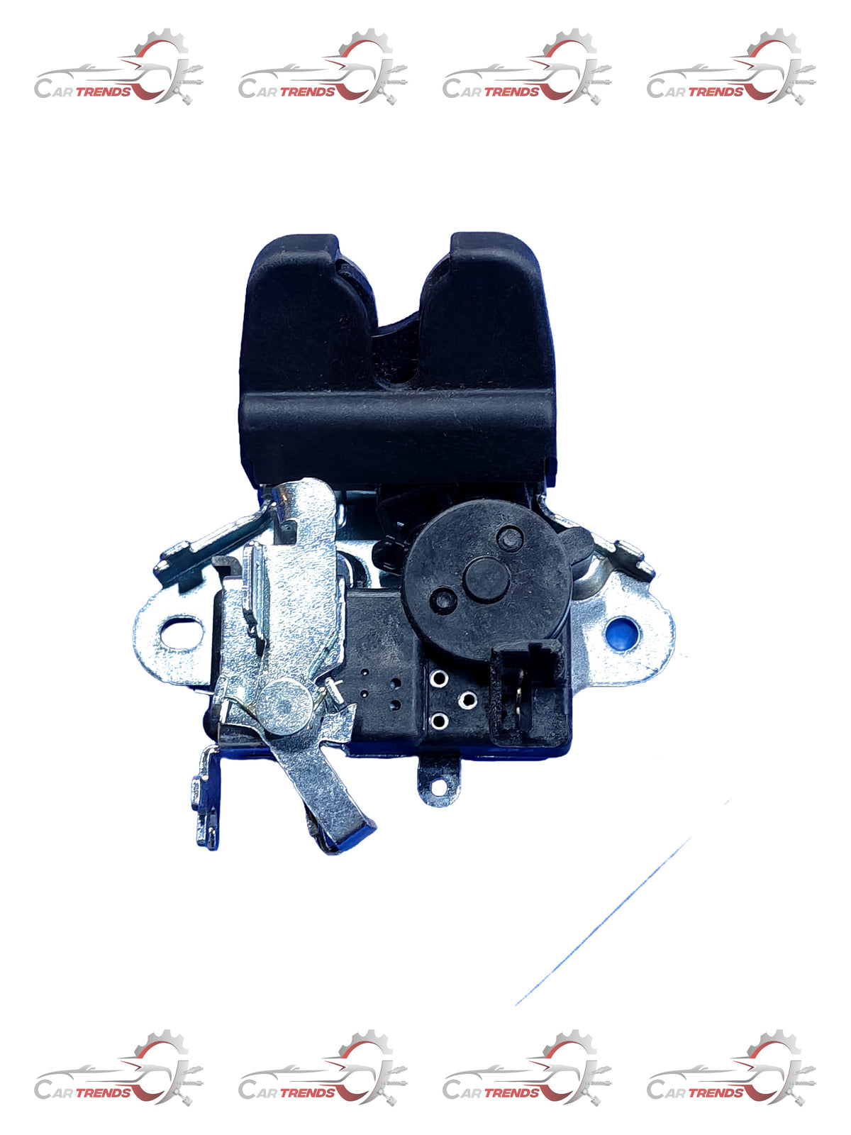 CarTrends Dicci Latch Verna Next Gen spare part, close-up view showing metal latch mechanism with branding details.