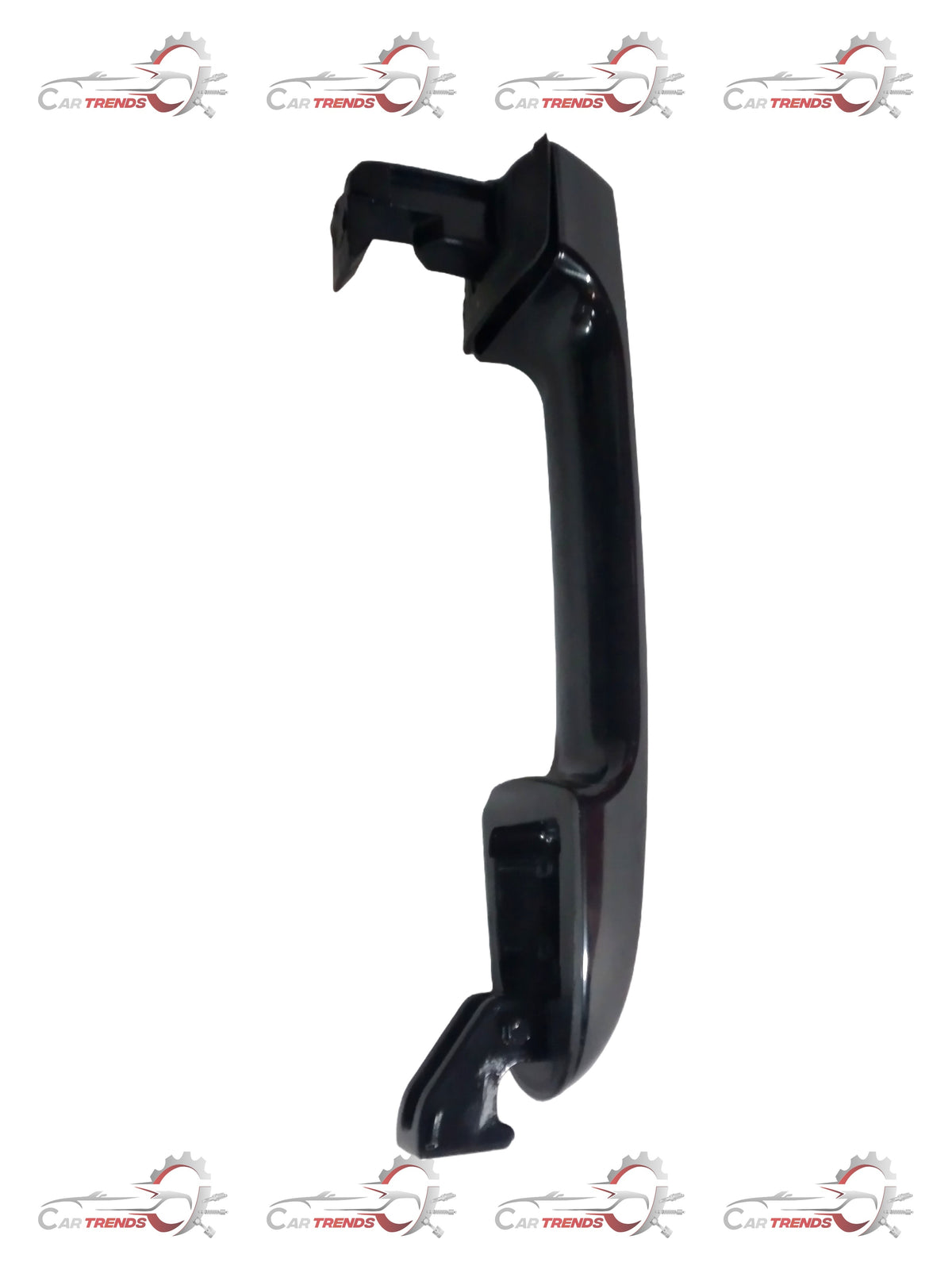 CarTrends outer handle for 826511J050, front left side spare part, close-up of black exterior car door handle.