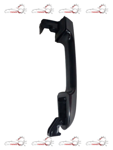 CarTrends outer handle for 826511J050, front left side spare part, close-up of black exterior car door handle.