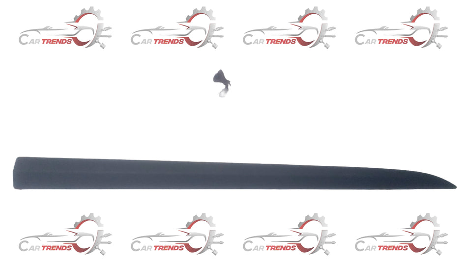 CarTrends 87722C7010AS door moulding for I 20 Elite front right side, car spare parts showing the exterior door trim.