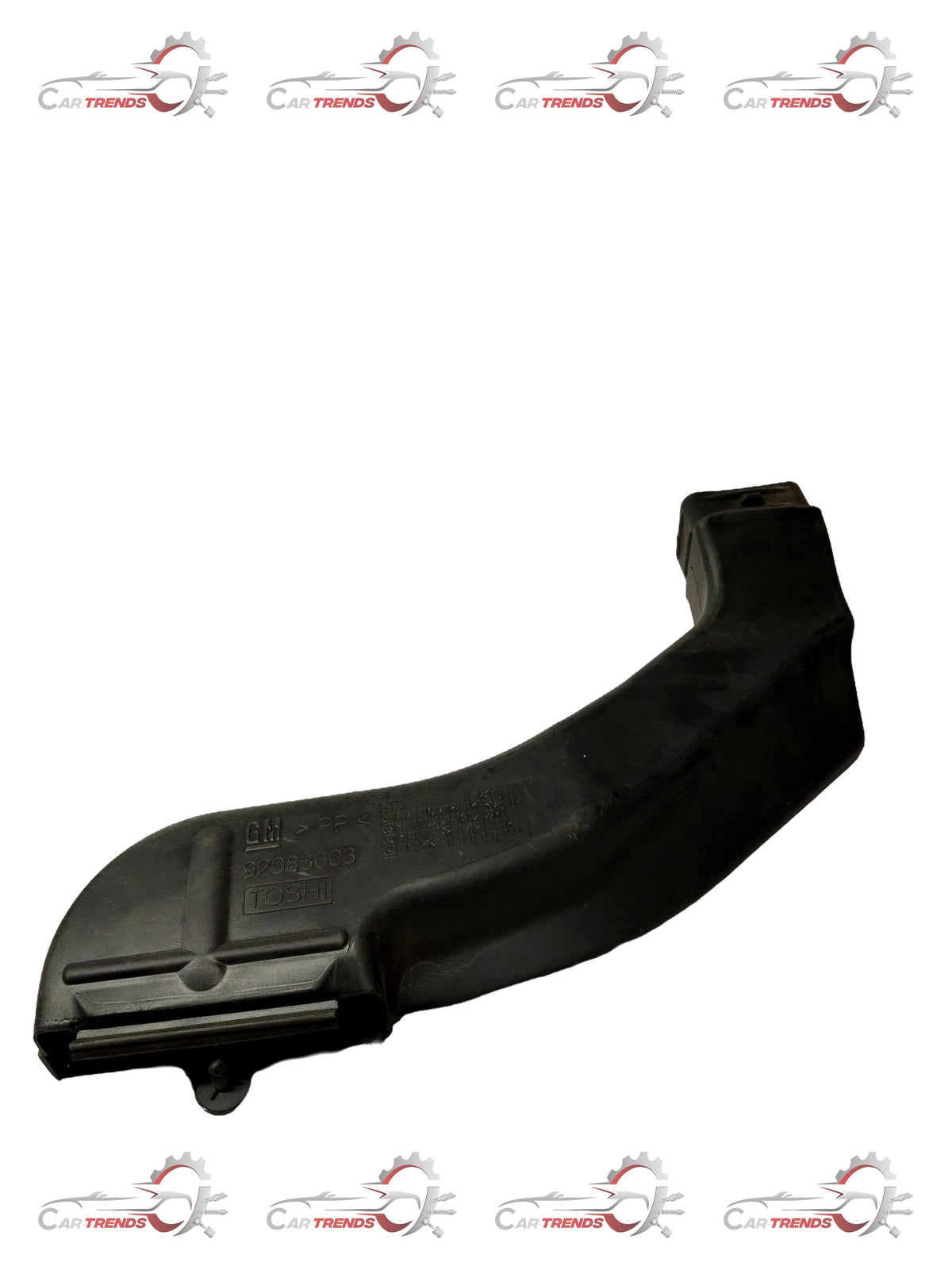 CarTrends Corsa air intake pipe, spare auto part, showing the black plastic pipe with mounting points and connectors.