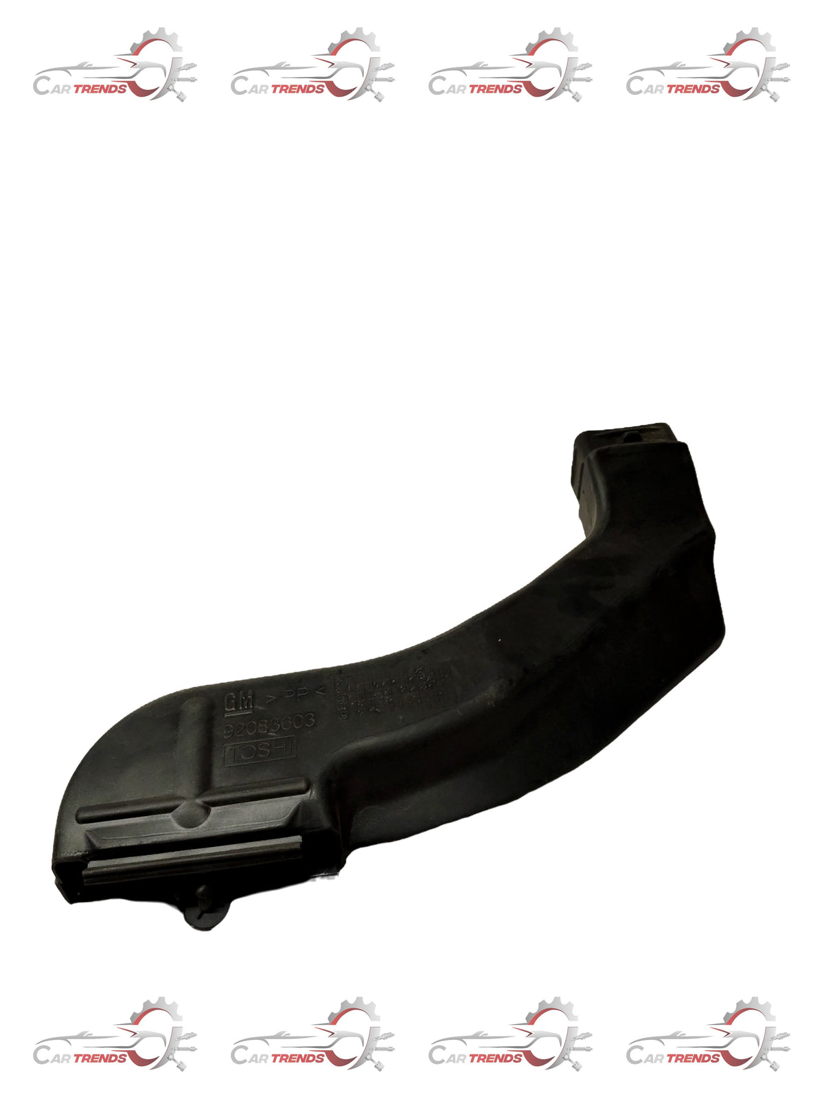 CarTrends Corsa air intake pipe spare part, showing the black plastic automotive pipe with connectors and fittings.