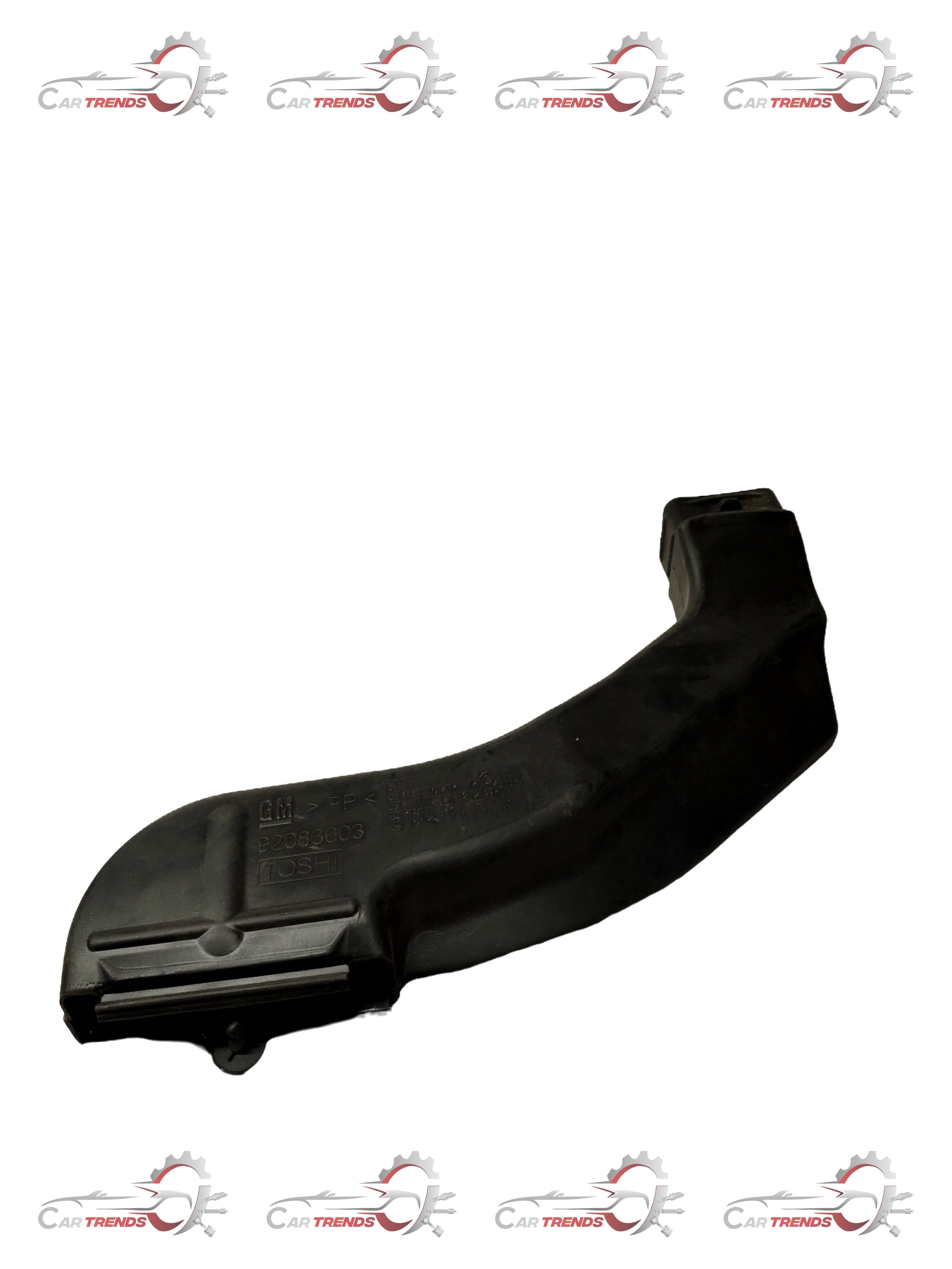 CarTrends Corsa air intake pipe spare part, showing the black plastic automotive pipe with connectors and fittings.