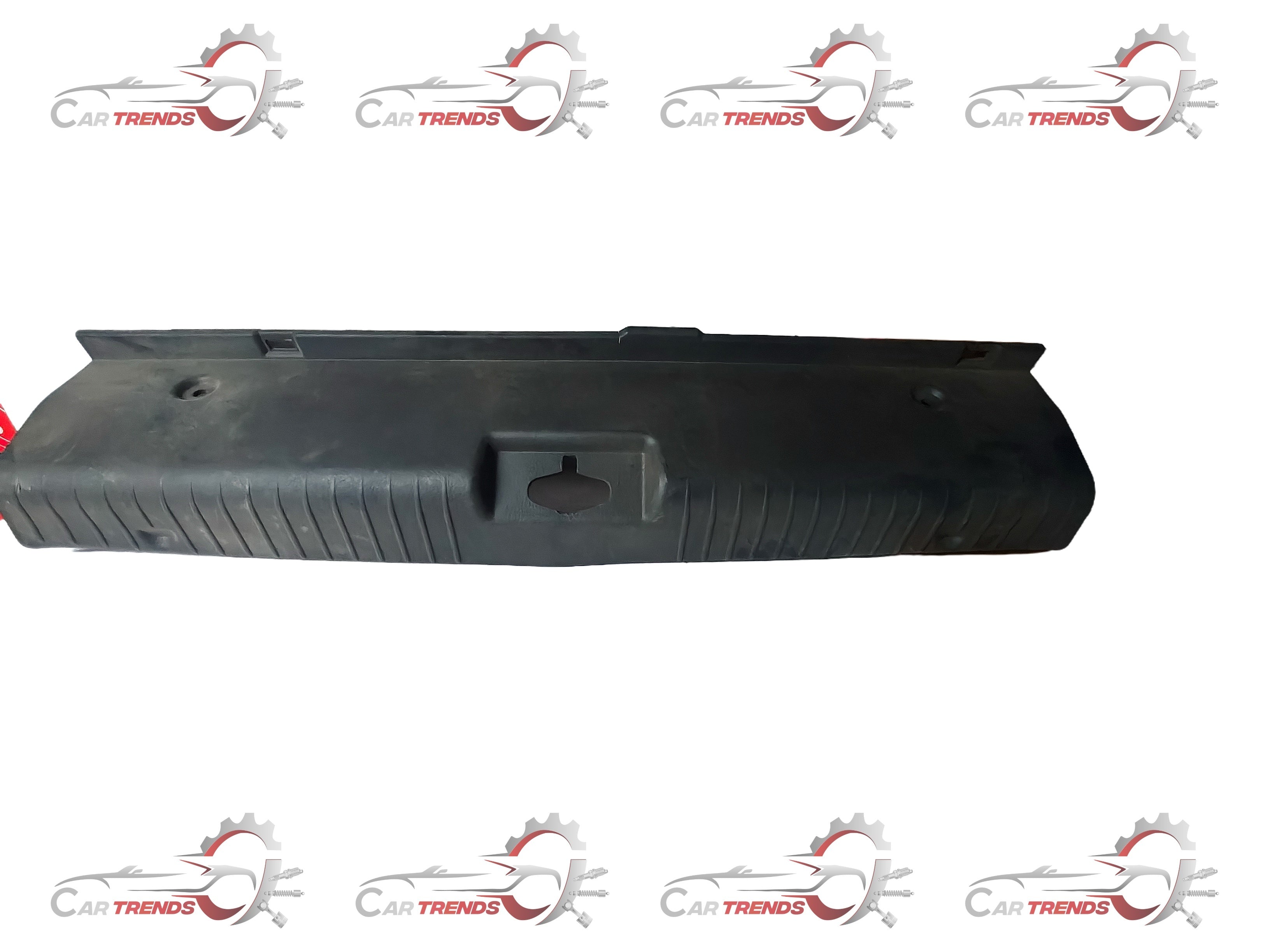 CarTrends lower back panel cover for Opel Optra 1.6, automotive spare part, shown in black with mounting details
