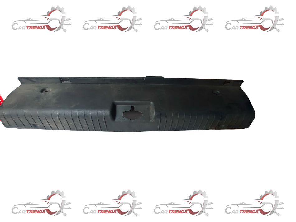 CarTrends lower back panel cover for Opel Optra 1.6, automotive spare part, shown in black with mounting details