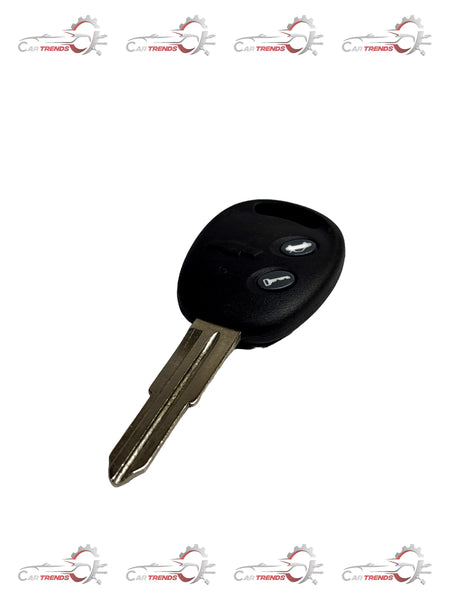 CarTrends Blank Key for Aveo, spare key part with a key blade and remote shell, designed for Chevrolet Aveo vehicles.