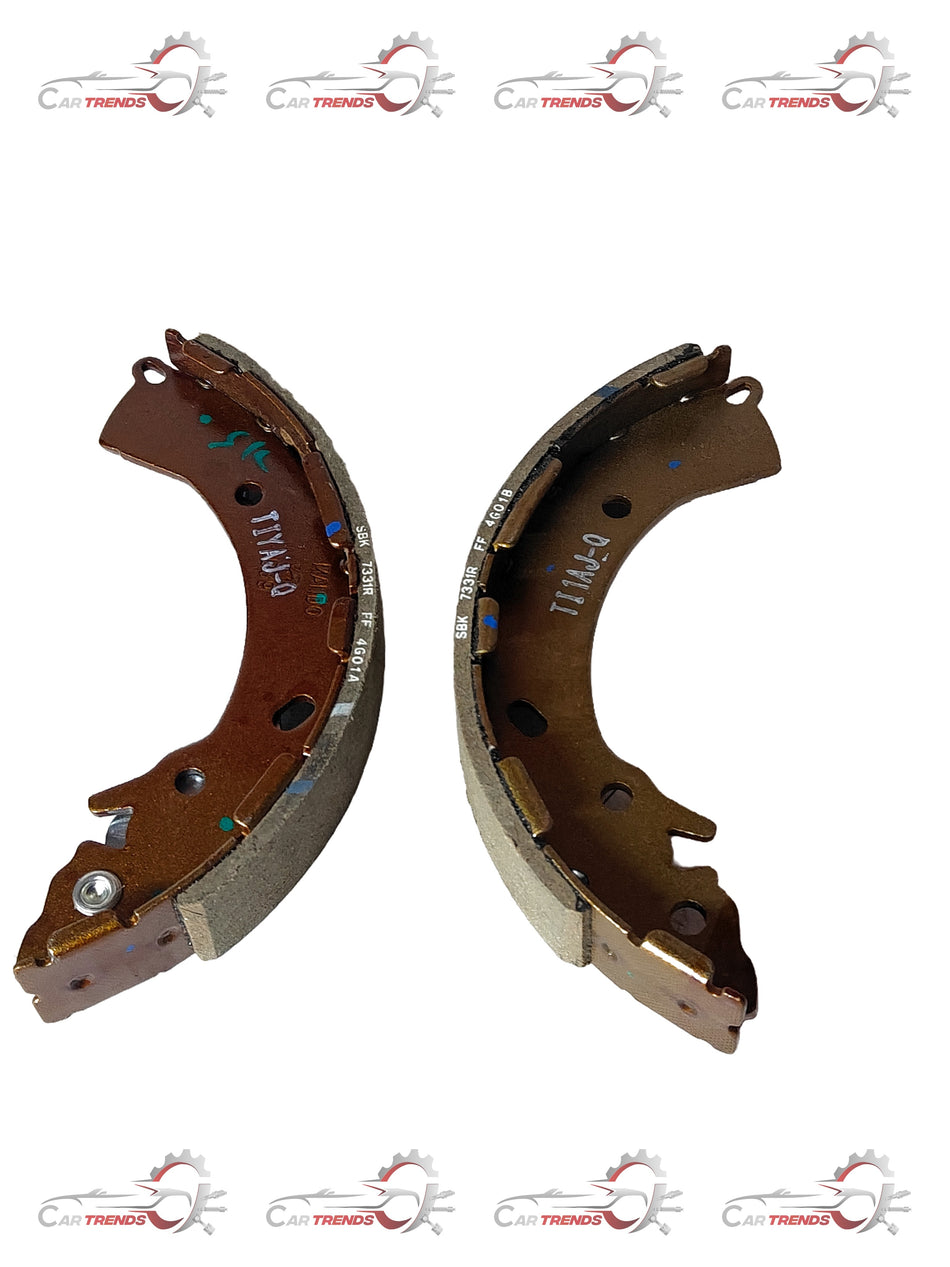 CarTrends brake shoe Venue 58350K3A00 spare part for vehicle braking system, shown in the image.