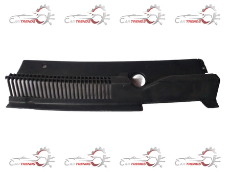 CarTrends Chevrolet Aveo cowl top spare part, close-up view showing the black plastic cowl cover for vehicle protection.